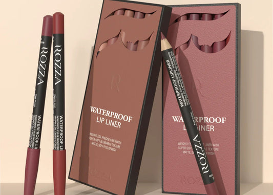 Waterproof Lip Liner Pencil Set, Weightless Precise Liner with Super Soft Blendable Texture Matte Soft
