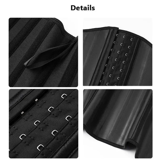 Latex Rubber Waist Trainer Cincher Corset Shapewear Slimming Belly Body Shaper Modeling Strap